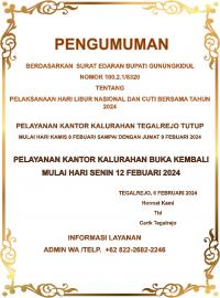 LIBUR PANJANG DI BULAN FEBRUARI